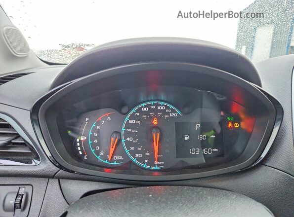 KL8CB6SA9GC643996 2016 CHEVROLET SPARK Белый Вид щитка приборов