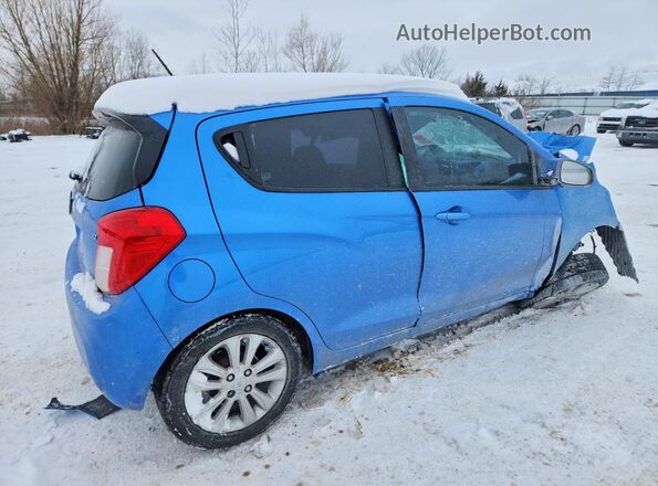 KL8CD6SA0JC447589 2018 CHEVROLET SPARK Blue Trasero derecho