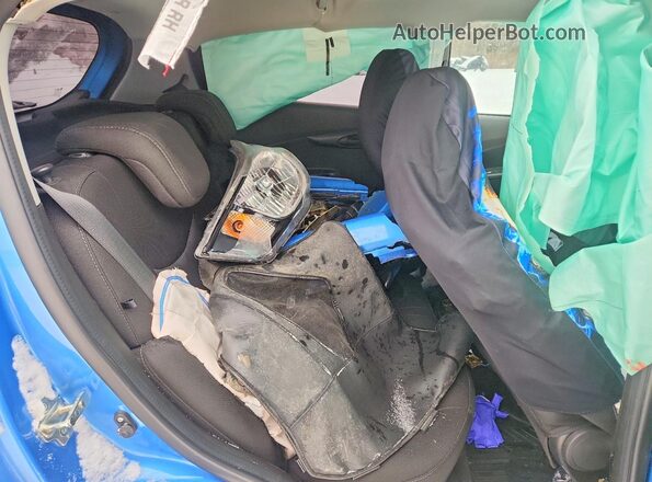 KL8CD6SA0JC447589 2018 CHEVROLET SPARK Blue Vista de los asientos traseros