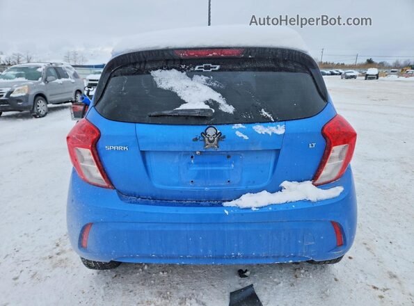 KL8CD6SA0JC447589 2018 CHEVROLET SPARK Blue Vista trasera