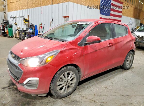 KL8CD6SA0KC702159 2019 CHEVROLET SPARK Красный Передняя левая четверть