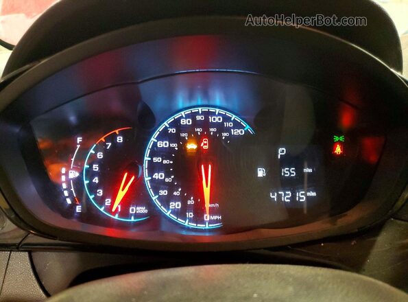 KL8CD6SA0KC702159 2019 CHEVROLET SPARK Красный Вид щитка приборов