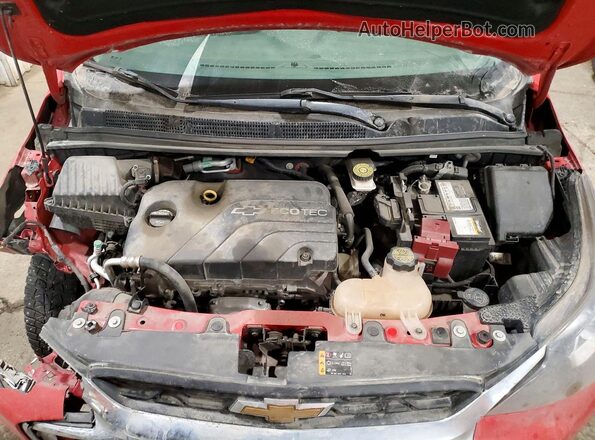 KL8CD6SA0KC702159 2019 CHEVROLET SPARK Красный Вид задней части салона