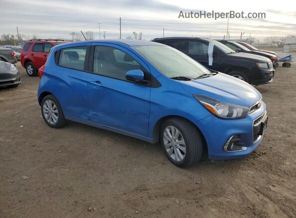 KL8CD6SA1JC467043 2018 CHEVROLET SPARK Синий Передняя правая четверть