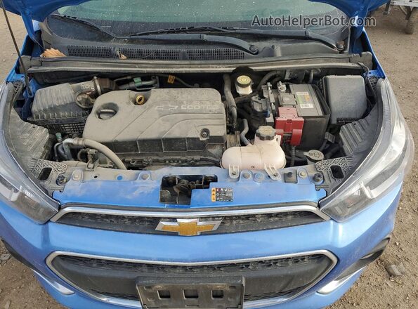 KL8CD6SA1JC467043 2018 CHEVROLET SPARK Синий Вид задней части салона