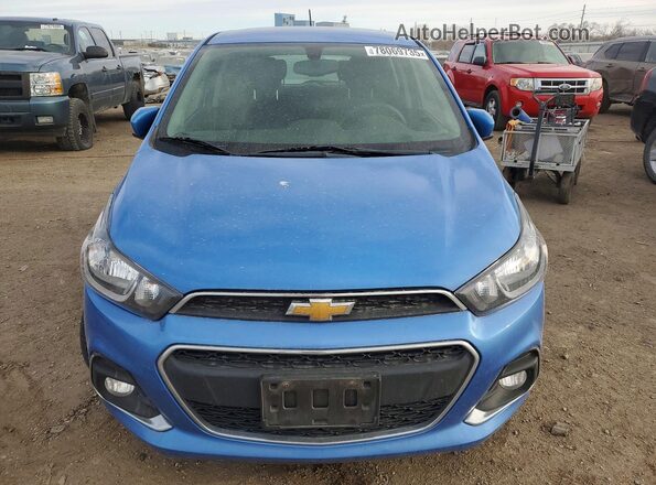 KL8CD6SA1JC467043 2018 CHEVROLET SPARK Синий Вид спереди