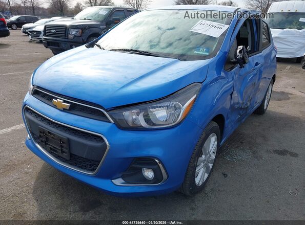KL8CD6SA2JC480299 2018 CHEVROLET SPARK Blue Przód lewy