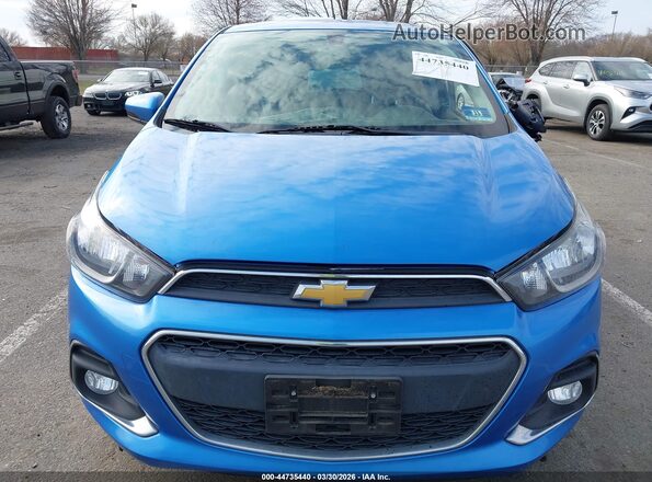 KL8CD6SA2JC480299 2018 CHEVROLET SPARK Blue Widok zestawu wskaźników