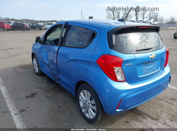 KL8CD6SA2JC480299 2018 CHEVROLET SPARK Blue Tył lewy