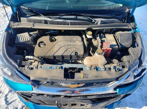 KL8CD6SA3LC478340 2020 CHEVROLET SPARK Синий Вид задней части салона