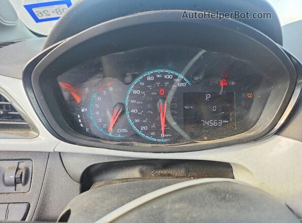 KL8CD6SA4GC576640 2016 CHEVROLET SPARK White Instrument cluster view