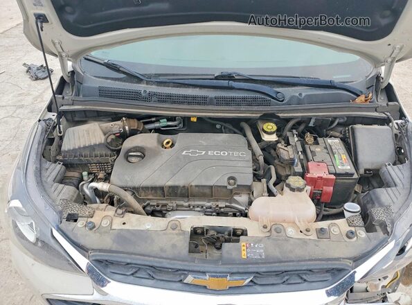 KL8CD6SA5KC702951 2019 CHEVROLET SPARK Белый Вид задней части салона