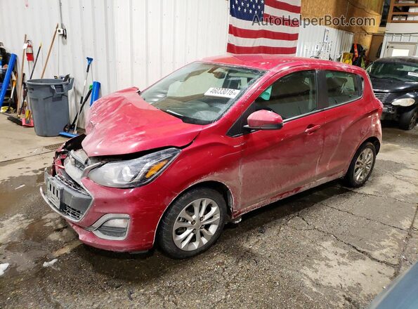 KL8CD6SA6LC447096 2020 CHEVROLET SPARK Красный Передняя левая четверть