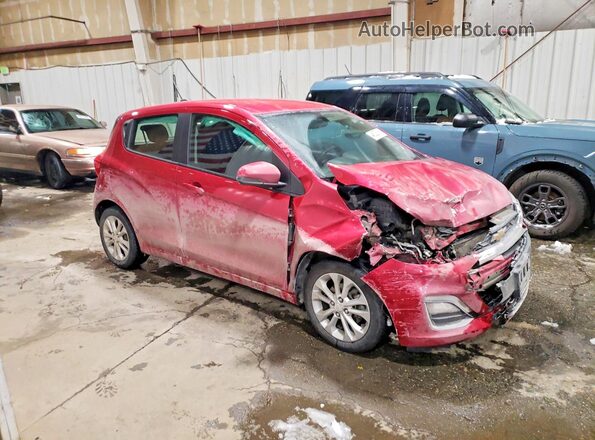 KL8CD6SA6LC447096 2020 CHEVROLET SPARK Красный Передняя правая четверть