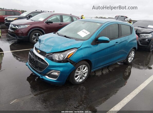 KL8CD6SA7KC731173 2019 CHEVROLET SPARK Синий Передняя левая четверть