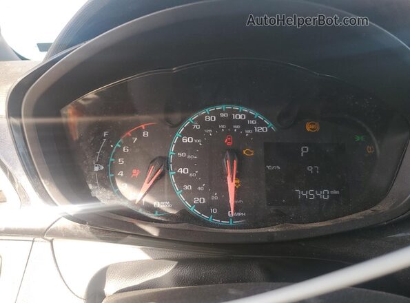 KL8CD6SA7MC717258 2021 CHEVROLET SPARK Red Widok zestawu wskaźników