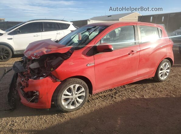 KL8CD6SA7MC717258 2021 CHEVROLET SPARK Red Przód lewy
