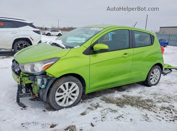 KL8CD6SA9GC563897 2016 CHEVROLET SPARK Зеленый Передняя левая четверть