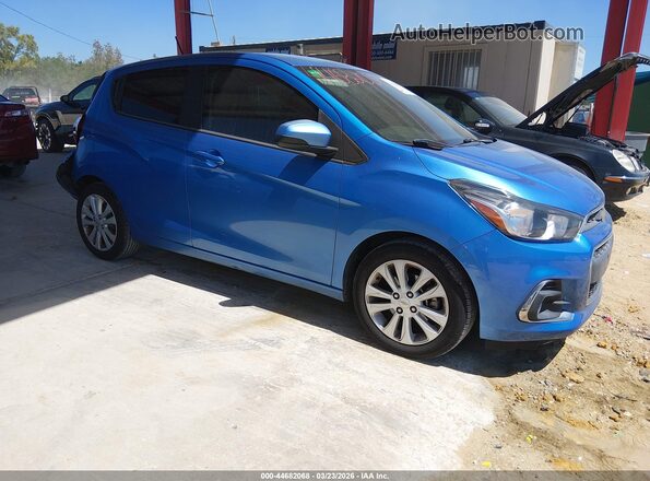 KL8CD6SA9HC825872 2017 CHEVROLET SPARK Синий Передняя правая четверть