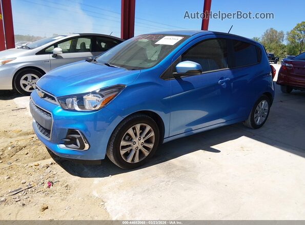 KL8CD6SA9HC825872 2017 CHEVROLET SPARK Синий Передняя левая четверть