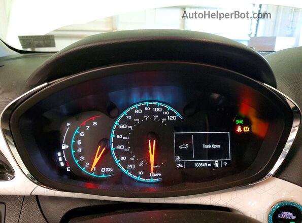 KL8CF6SA5HC744927 2017 CHEVROLET SPARK Green Widok zestawu wskaźników