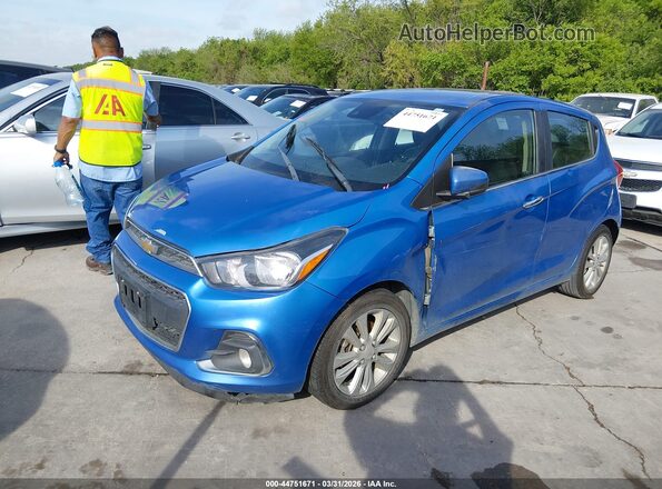 KL8CF6SA6GC617103 2016 CHEVROLET SPARK Blue Առջևի ձախ երեք քառորդ տեսարան