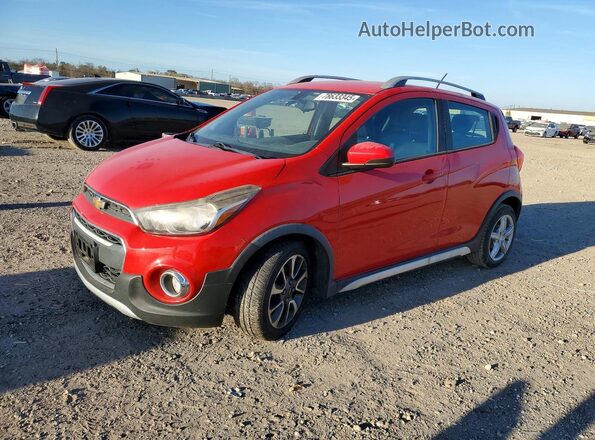 KL8CH6SA0JC422034 2018 CHEVROLET SPARK Красный Передняя левая четверть