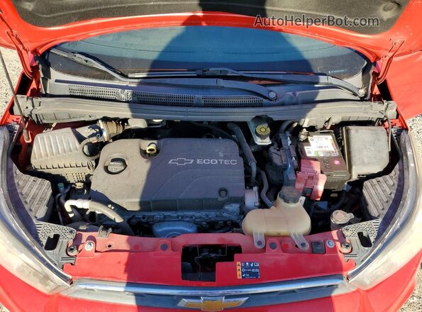 KL8CH6SA0JC422034 2018 CHEVROLET SPARK Красный Вид задней части салона