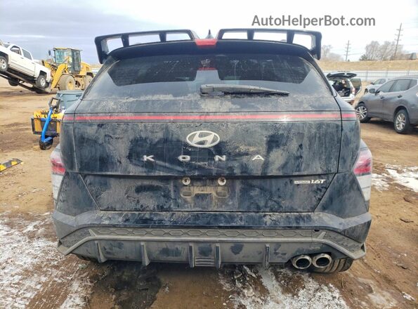 KM8HACA34RU027780 2024 HYUNDAI KONA Черный Вид сзади