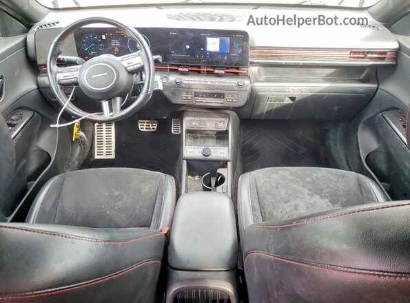 KM8HACA34RU027780 2024 HYUNDAI KONA Черный Вид панели приборов