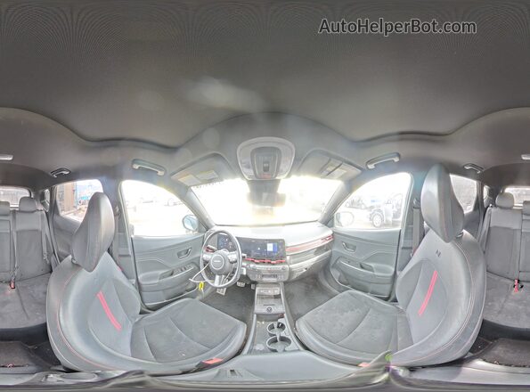 KM8HACA34RU027780 2024 HYUNDAI KONA Черный Вид наклейки с VIN-кодом