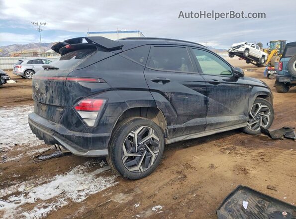 KM8HACA34RU027780 2024 HYUNDAI KONA Черный Задняя правая четверть