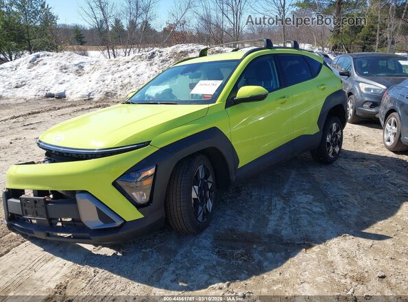 KM8HBCAB5RU058167 2024 HYUNDAI KONA Зеленый Передняя левая четверть