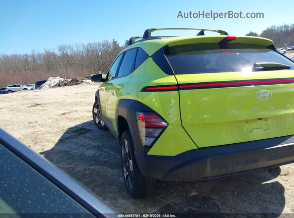 KM8HBCAB5RU058167 2024 HYUNDAI KONA Зеленый Задняя левая четверть