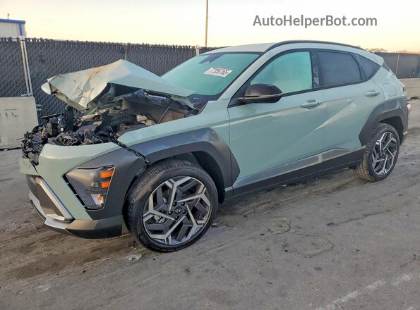 KM8HD3A33TU376640 2026 HYUNDAI KONA Зеленый Передняя левая четверть
