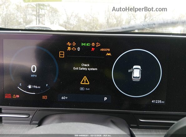 KM8HECA38RU048233 2024 HYUNDAI KONA Серый Вид задних сидений