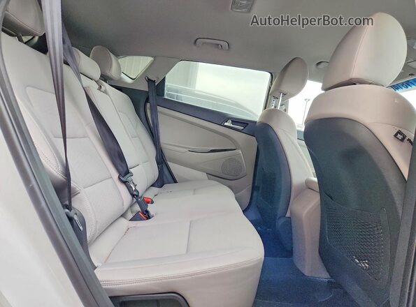 KM8J2CA44KU017652 2019 HYUNDAI TUCSON Белый Вид задней части салона