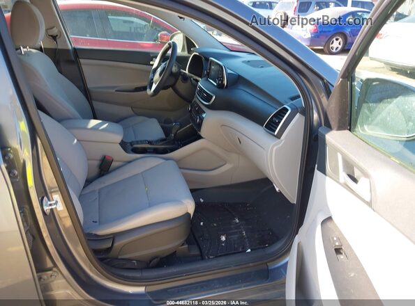 KM8J33A41KU073965 2019 HYUNDAI TUCSON Gray Սալոնի դիմացի տեսք