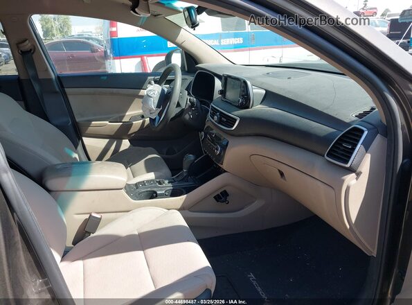 KM8J33A46LU124460 2020 HYUNDAI TUCSON Gray Вид салону спереду
