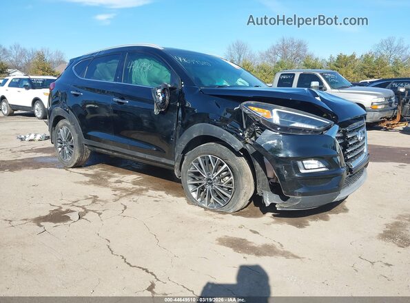 KM8J33AL0LU160989 2020 HYUNDAI TUCSON Черный Передняя правая четверть