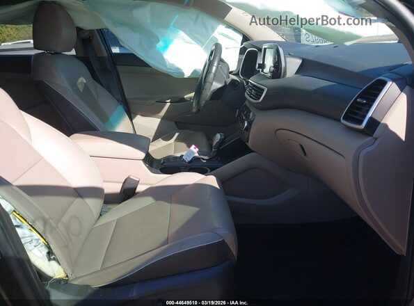 KM8J33AL0LU160989 2020 HYUNDAI TUCSON Черный Вид салона спереди