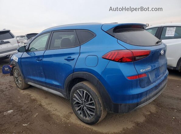 KM8J33AL2KU863363 2019 HYUNDAI TUCSON Blue Задня ліва чверть