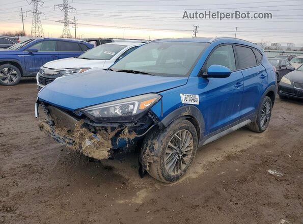 KM8J33AL2KU863363 2019 HYUNDAI TUCSON Blue Передня ліва чверть