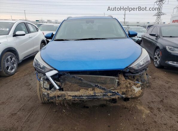 KM8J33AL2KU863363 2019 HYUNDAI TUCSON Blue Вид спереду