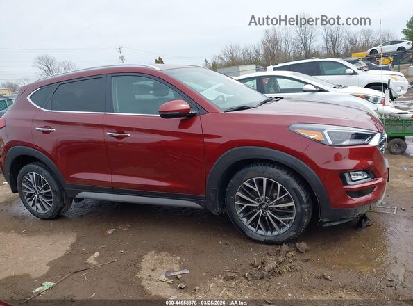 KM8J33AL3KU864232 2019 HYUNDAI TUCSON Maroon Вид задньої частини салону