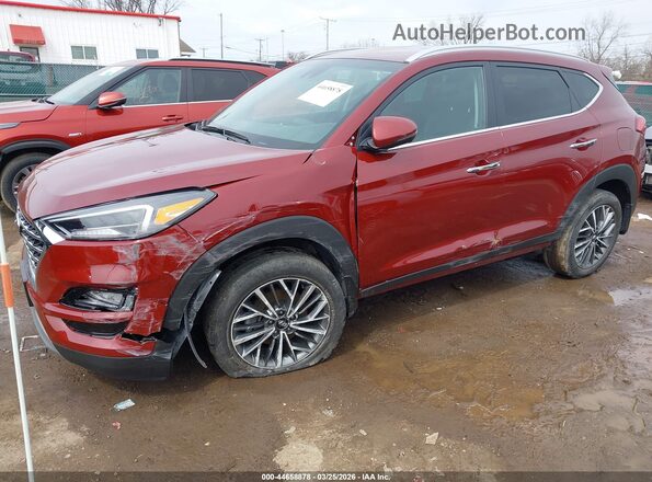 KM8J33AL3KU864232 2019 HYUNDAI TUCSON Maroon Передня ліва чверть