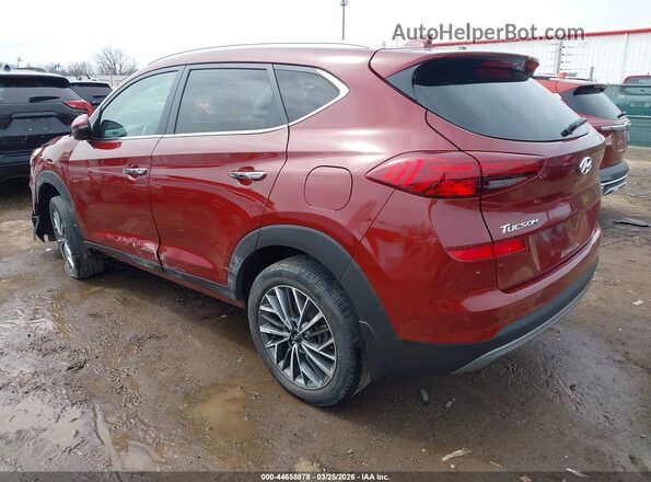 KM8J33AL3KU864232 2019 HYUNDAI TUCSON Maroon Задня ліва чверть