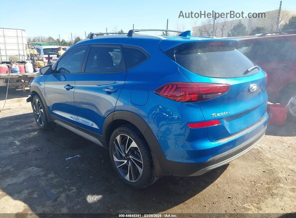 KM8J33AL5LU269786 2020 HYUNDAI TUCSON Синий Задняя левая четверть
