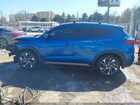 2020 Hyundai Tucson Sport Синий vin: KM8J33AL5LU269786