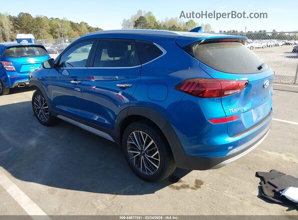 KM8J33ALXMU325738 2021 HYUNDAI TUCSON Blue Tył lewy